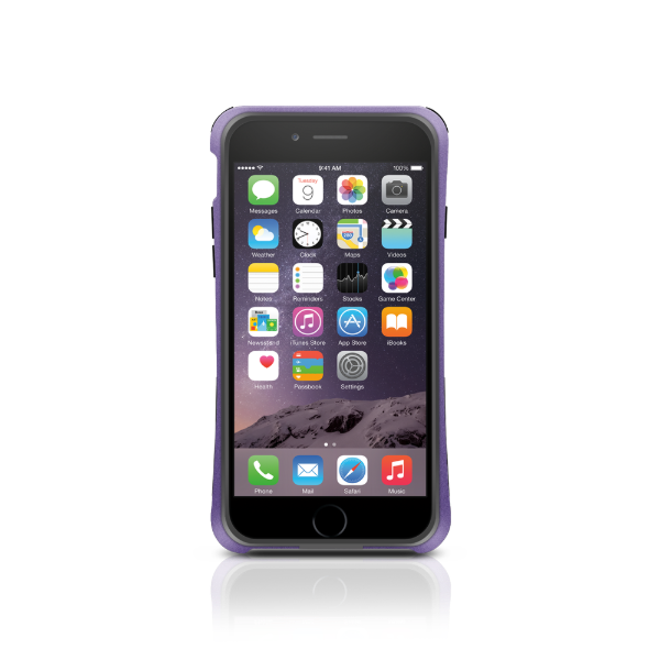 [iPhone6/6S] 아이폰6,6s TPU &amp; PC 메탈릭 듀얼톤 범퍼케이스 퍼플 IRONP6MPU